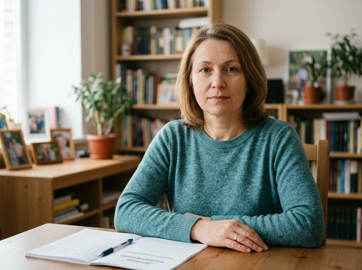Женщина, автор отзыва о длительном лечении алкоголизма, нейтральный портрет